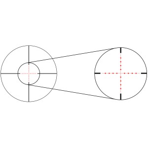 Прицел Gaut Quartz 3-9x40 AO, сетка 2 (Mil-Dot), подсветка арт.: Q3940AO-2 [GAUT]